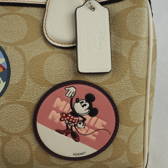 Disney Coach Mini Bennett Satchel Minnie Mouse - Picture 4 of 8